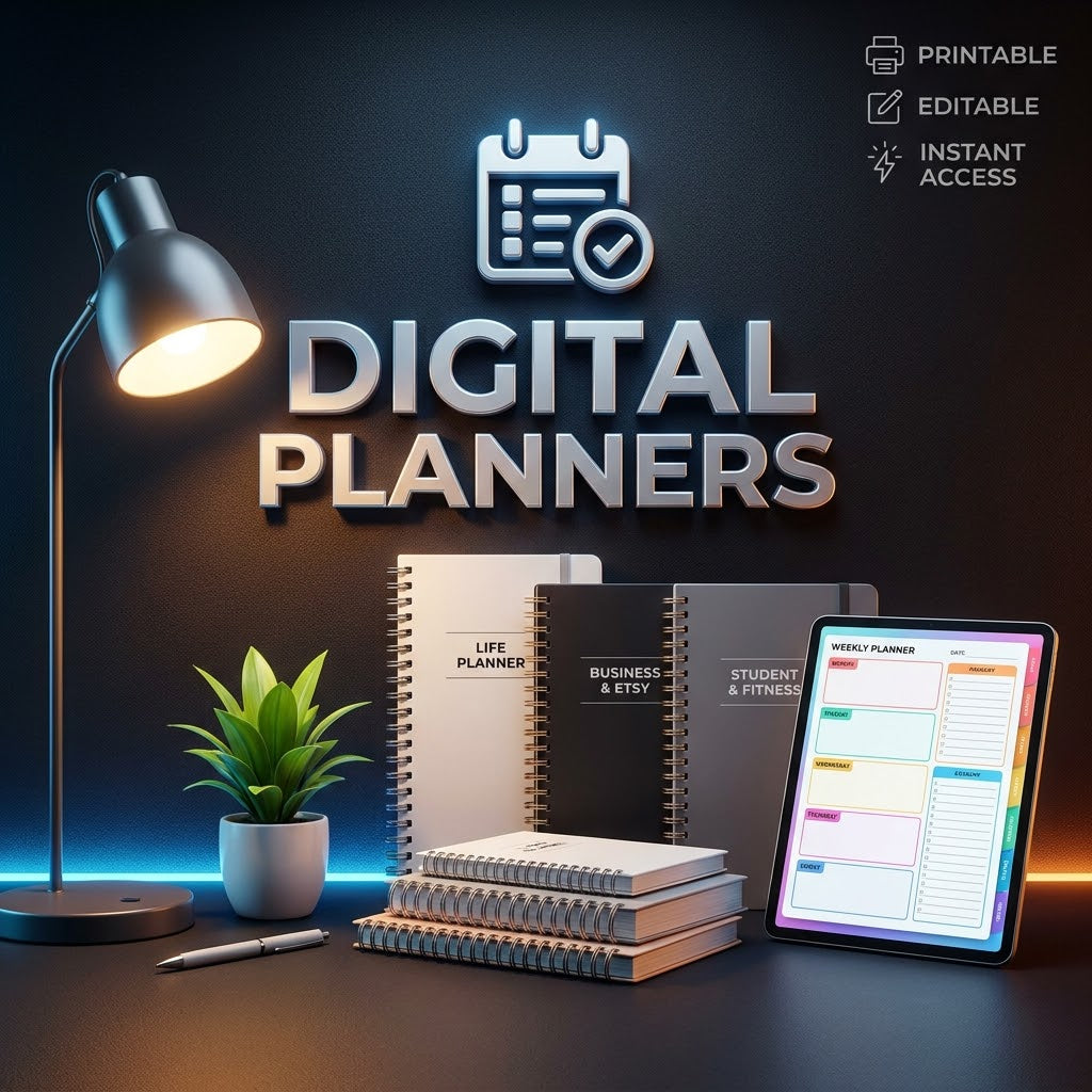Printable & Editable Life & Business Planners