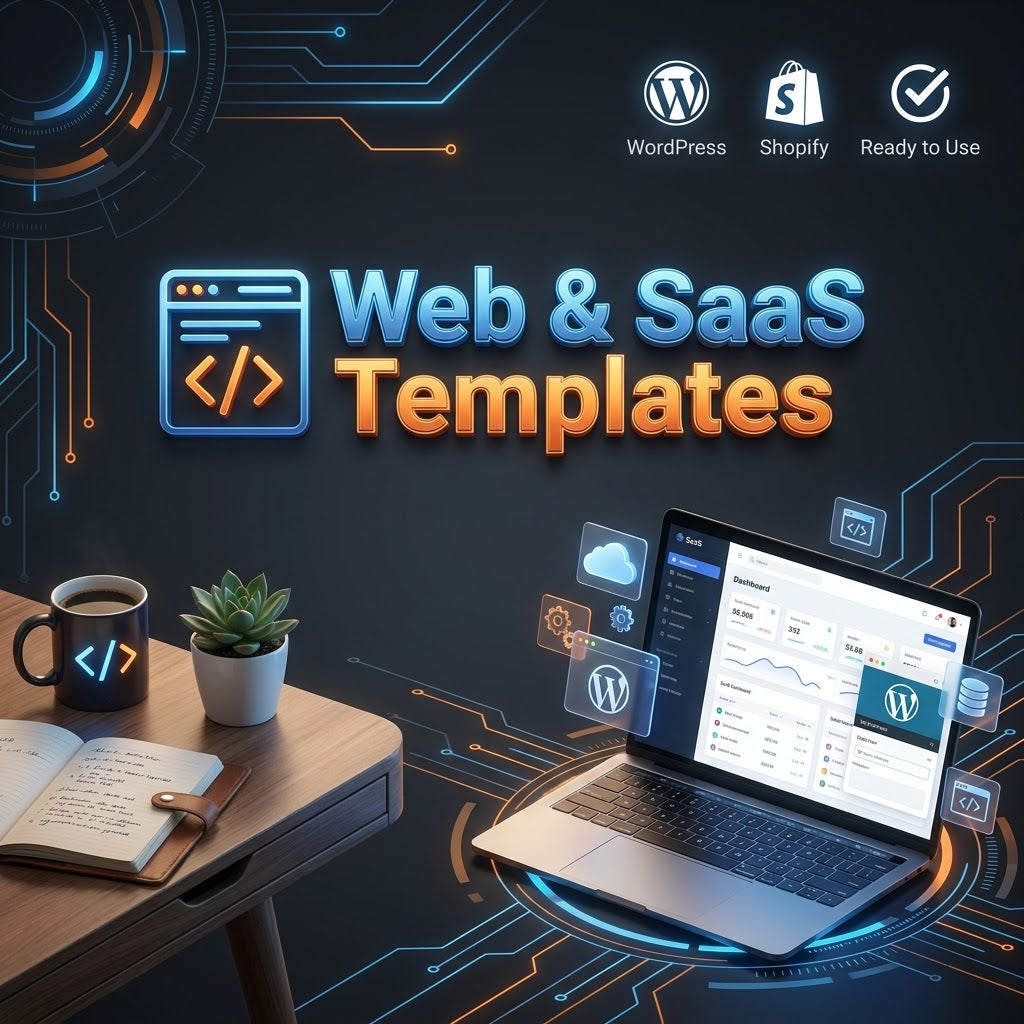 Web & SaaS Templates, WordPress & Shopify Themes